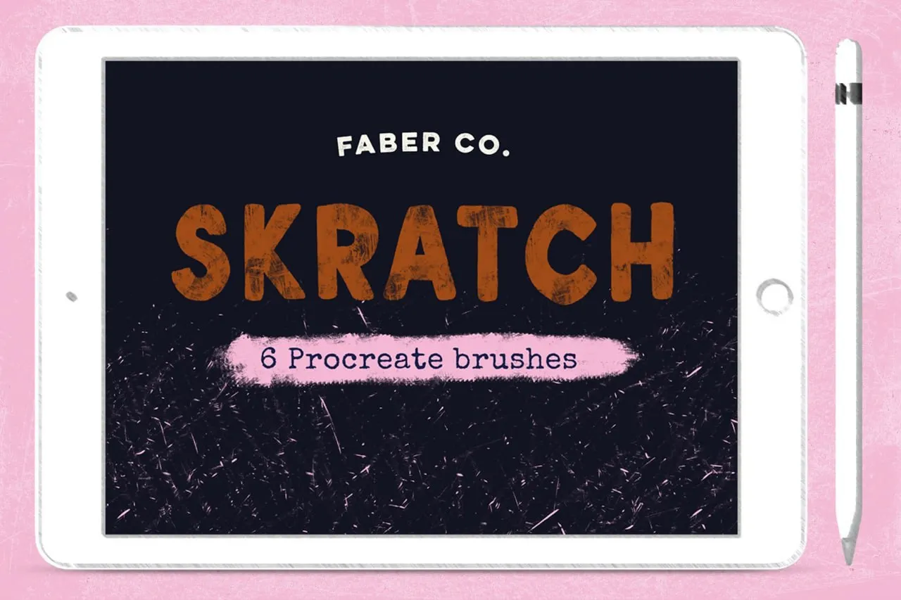 Skratch Procreate Brushes - free Procreate brush pack