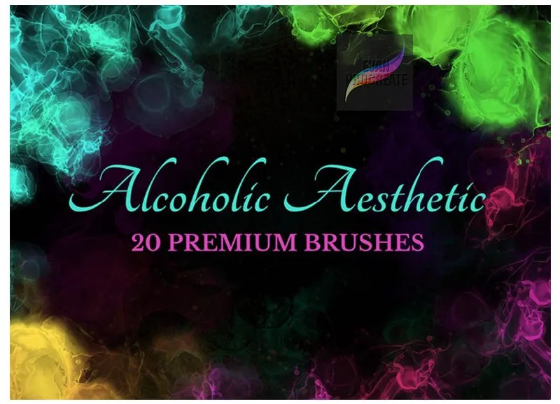 Free Alcoholic Aesthetic for Procreate Brushes - free Procreate brush pack