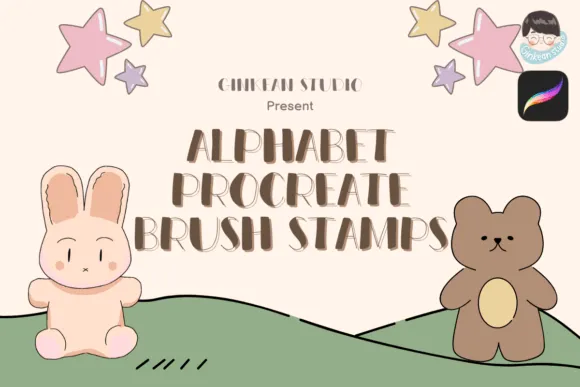 ABC Procreate Brushes - free Procreate brush pack