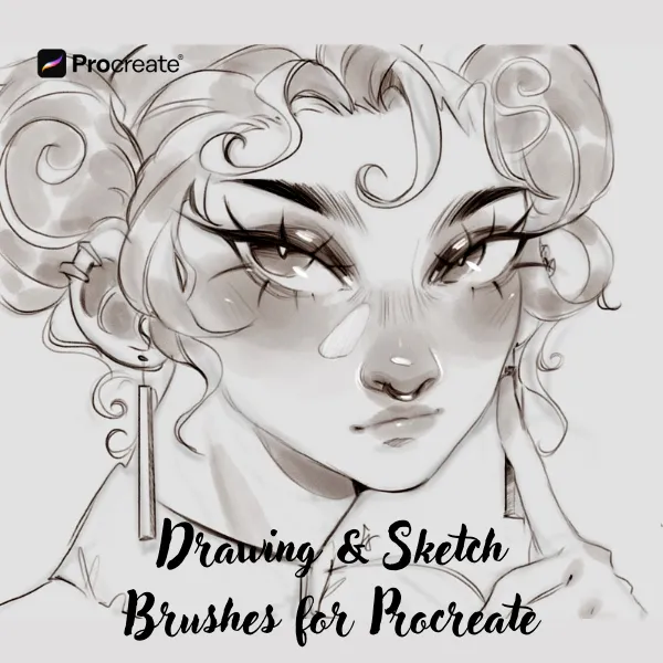 Drawing and Sketch Brushes for Procreate - free Procreate brush pack