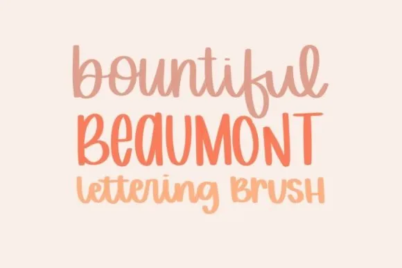 Bountiful Beaumont Procreate Brush - free Procreate brush pack