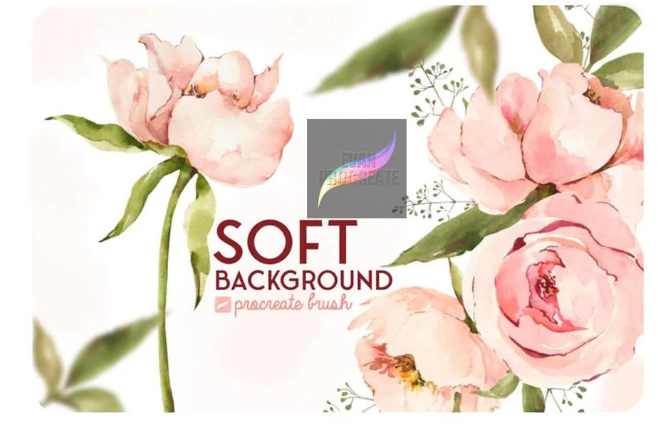 Soft Background Brush for Procreate - free Procreate brush pack
