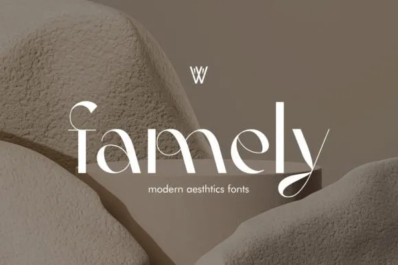 Famely Font - free Procreate brush pack