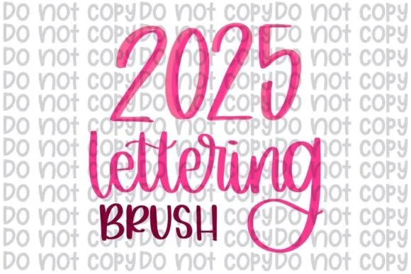 2025 Procreate Lettering Brush - free Procreate brush pack