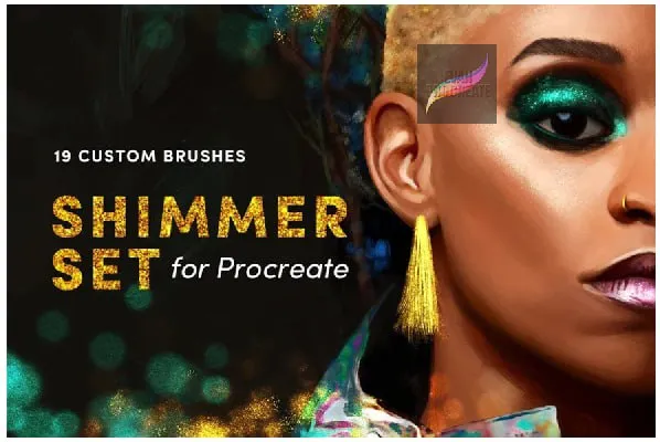 Shimmer Set Procreate Brushes - free Procreate brush pack