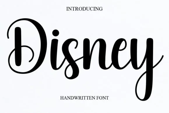 Disney Font - free Procreate brush pack