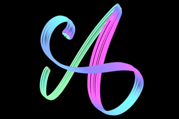 Procreate Brush Lettering Love - free Procreate brush pack