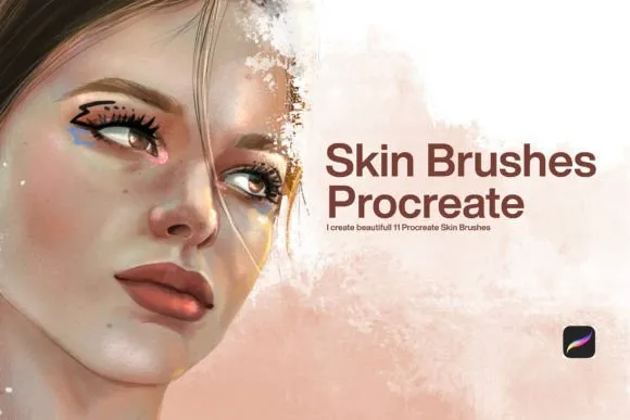 10 Skin Brushes Procreate - free Procreate brush pack