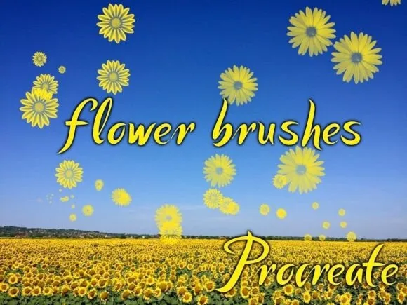 Flower Brushes For Procreate - free Procreate brush pack