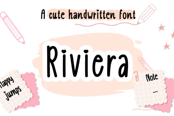 Riviera Font - free Procreate brush pack
