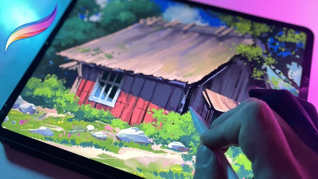 Free Cozy Ghibli Style Brushes for Procreate - free Procreate brush pack