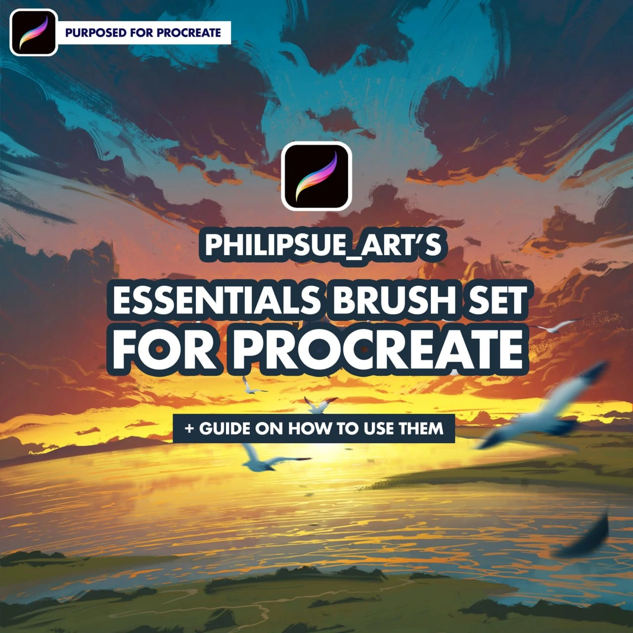 Essentials Brush Set for Procreate - free Procreate brush pack
