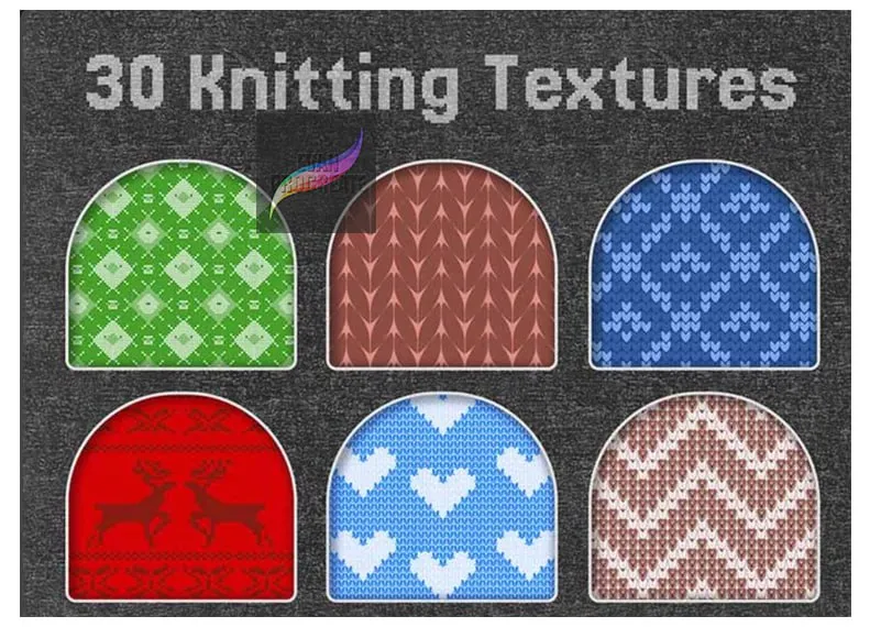Free Knitting Textures for Procreate - free Procreate brush pack