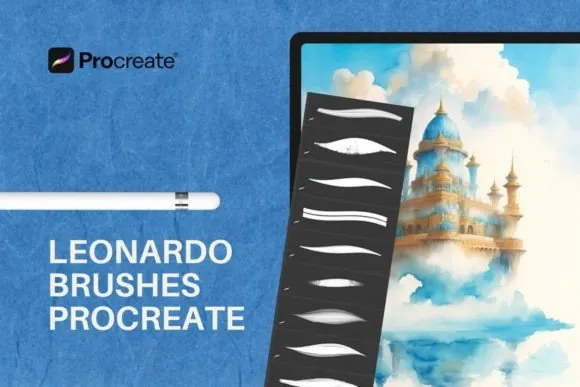 Leonardo Brushes Procreate - free Procreate brush pack