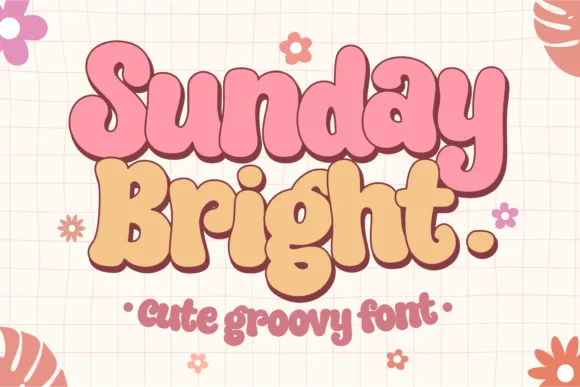 Sunday Bright Font - free Procreate brush pack