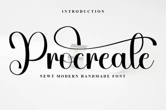 Procreate Font - free Procreate brush pack
