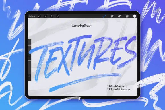 Procreate Textures Brush - free Procreate brush pack