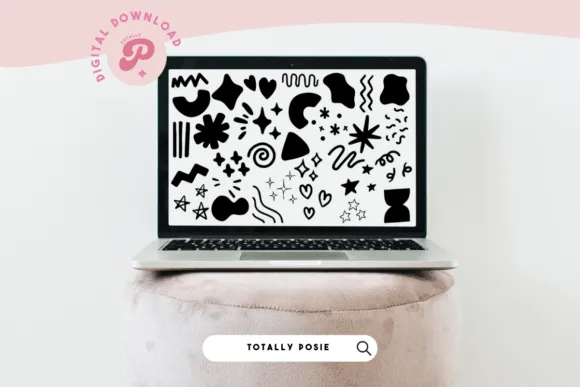 Doodles Procreate Stamps - free Procreate brush pack