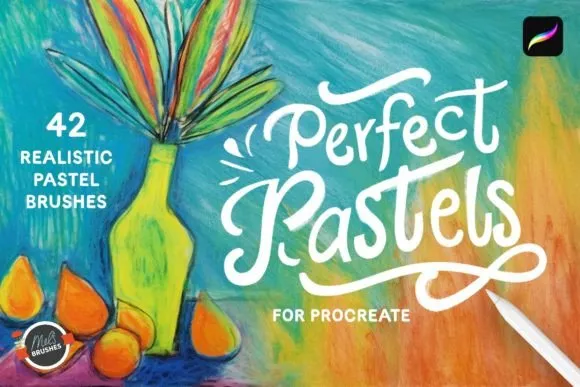 Perfect Procreate Pastel Brushes - free Procreate brush pack