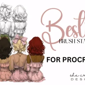 Besties Procreate Stamp Brushes
