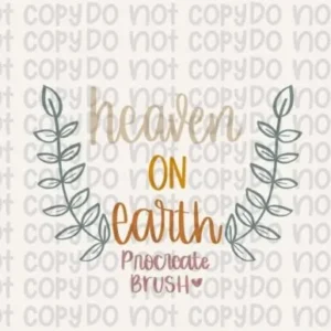 Heaven on Earth Procreate Brush