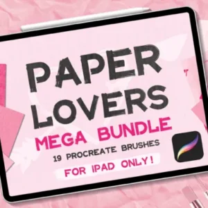 Paper Texture Brush Procreate Add on