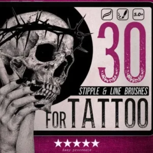 Tattoo Stipple Brushes