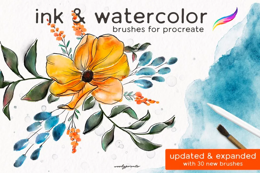 Watercolor and Ink Brushes