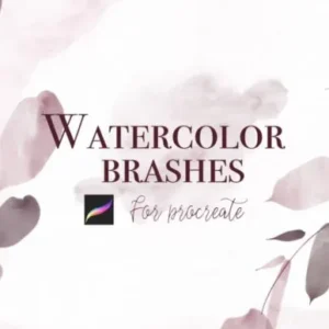 Delicate Watercolor Brushes