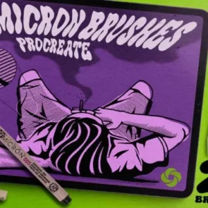 21 Micron Brushes for Procreate