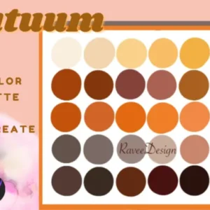30 Autumn Color Palette for Procreate