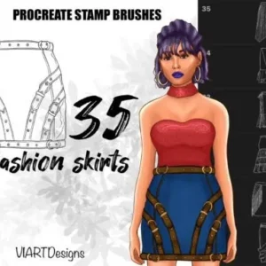 Fashion Skirts Stamp