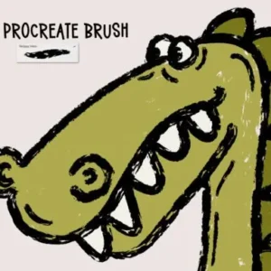 Free Procreate Skippy Inker Brush