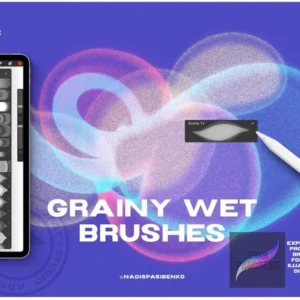 Grainy Brush Pack Procreate