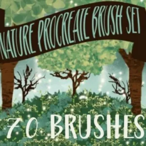 Nature Procreate Brush Set