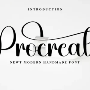 Procreate Font