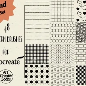 Procreate Pattern Brushes II Set