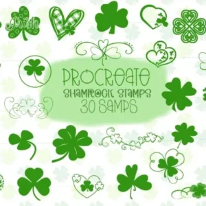 Shamrock Stamps St. Patricks Set