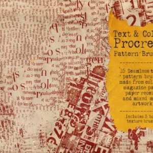 Text Pattern Brush Set