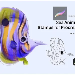 Sea Animals Set for Procreate