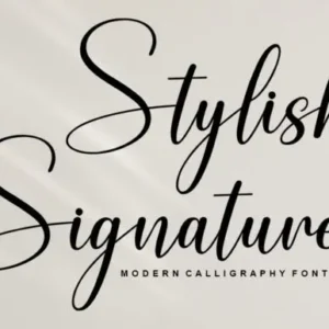 Stylish Signature Font
