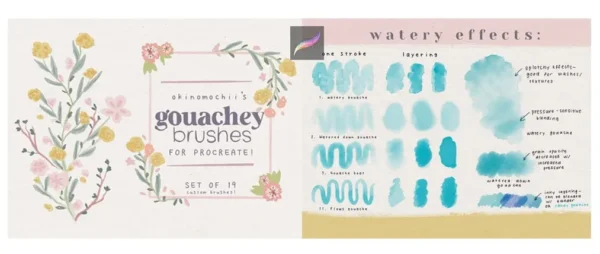 Gouachey Brushes