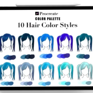 Blue Shade Hair Color
