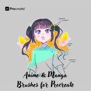 Anime and Manga Brushes for Procreate