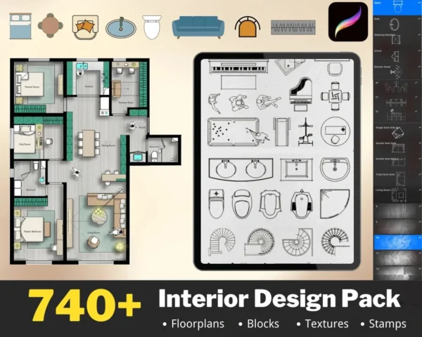 Interior Design Stamps