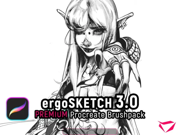 ergoSKETCH 3.0 - Procreate Brushset