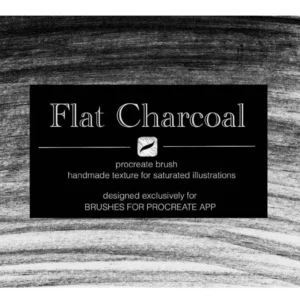 Flat Charcoal Brush Procreate