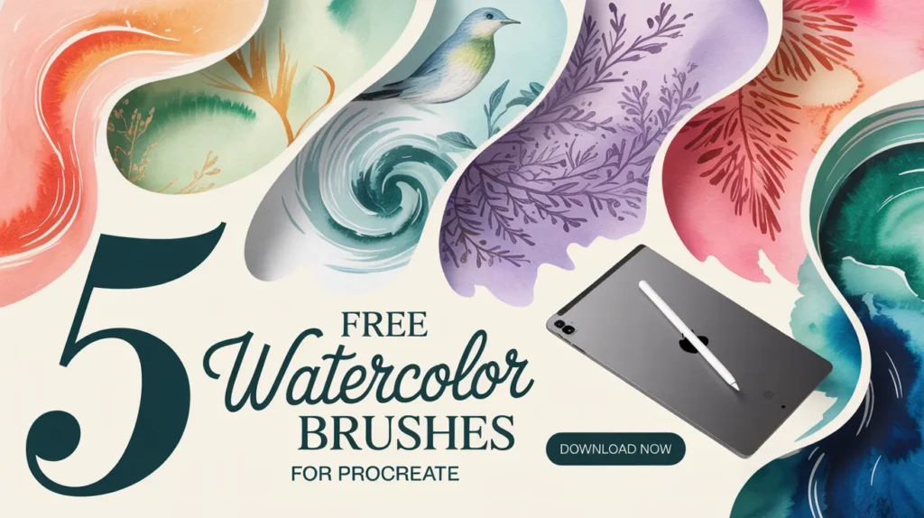 Free Watercolor Brushes Procreate