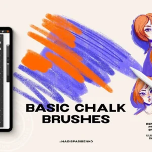 Basic Chalk Brushes for Procreate