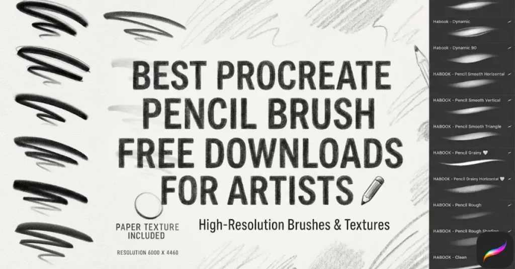 procreate pencil brush free